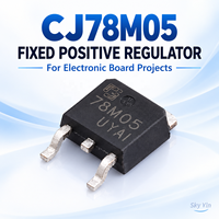 Stok 78M05 L78M05CDT-TR CJ78M05 5V 500mA IC Regulator Tegangan Linear Positif Tetap untuk Perakitan PCB Pasokan Massal