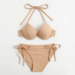 Bikini Sexy 2026, Traje de Baño de Dos Piezas con Cuello en V para Mujer - Product Image 4