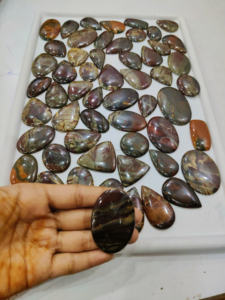 พลอยลาร์โซไนต์เจสเปอร์หลวมรูปทรงผสมจากธรรมชาติที่ยอดเยี่ยมสำหรับทำเครื่องประดับ - Product Image 3