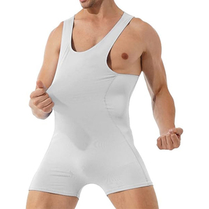 Customized Factory Wholesale Weightlifting Uniform High Quality Professional Weightlifting Uniforms Men's <b>Wrestling</b> <b>Singlets</b> - Product Image 3
