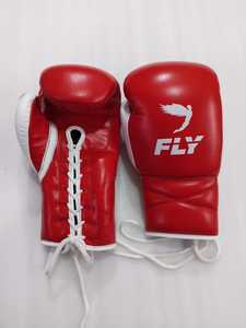 ถุงมือชกมวย Fly Superlace Pro X 2 หนังวัวแท้ MMA Sanda Boxing Gloves-Lace-Up Stretch สำหรับกิจกรรมกลางแจ้ง คิกบ็อกซิ่ง ฝึกซ้อม - Product Image 1