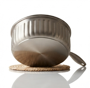 High Quality Sauce <b>Pan</b> Silver Finished <b>Induction</b> Cooker Durable Handmade Contemporary Design Saucepan - Product Image 3