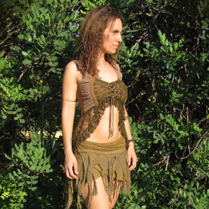 Top Corsé de Encaje, Estilo Bohemio Burlesco, Top de Algodón para Festivales, Elegante Corsé de Inspiración Vintage, Atuendo Étnico de Verano - Product Image 1
