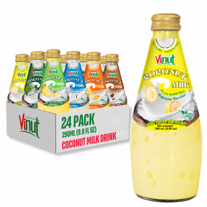Boisson au lait de coco aromatisée, variétés variées, faible MOQ disponible, fabricant VINUT Vietnam, échantillon gratuit, marque privée, OEM/ODM, vente en gros - Product Image 1