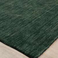 Moderner Blumenmuster-Teppich aus Handgewebter Wolle, Fleckresistent & Haustierfreundlich für Wohnzimmer & Schlafzimmer