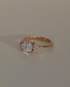 IGI/GIA Lab Grown Cut Diamond Vintage 14k Yellow Wedding/Engagement Ring Unisex Fine White Gold Anniversary Party-Worthy Gift - Product Image 2