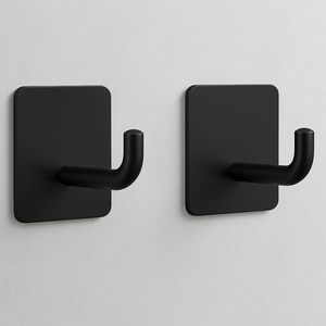 Self Adhesive Wall Hooks Heavy Duty <b>Waterproof</b> Stainless Steel Utility Hooks Kitchen Bathroom Bedroom Home Organization <b>Set</b> of 4 - Product Image 1