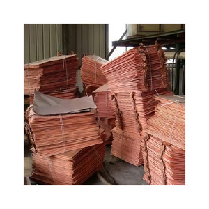 Acheteurs de cathodes en cuivre en vente, cathodes en cuivre 99,99 % pur, feuilles de cathodes en cuivre brun rougeâtre - Product Image 5