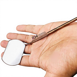 Wholesale Custom Eyelash Lash <b>Mirror</b> Professional Extension Inspection Tool Rose Gold Plasma Coated Color <b>Square</b> Shape <b>Mirror</b> - Product Image 6