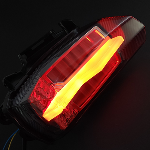 R15 2017-2022 Motorcycle Integrated Signal LED <b>Tail</b> Light Rear Brake Lamp Turn Signal Smoke Lens - Product Image 5