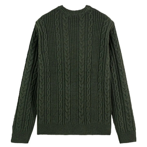 2026 Men's White Knitted Pullover Sweater With Geometric Christmas Pattern Full Sleeve Winter sweater - Product Image 6