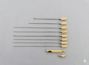 Juego de 10 Adaptadores de Alta Calidad para Hilos de Liposucción por Infiltración, Mango de Acero Inoxidable para Cirugía Estética - Product Image 4