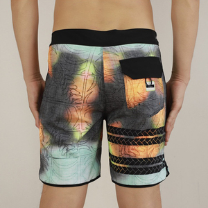 Shorts de bain et de pêche pour hommes, taille mi-haute, personnalisés, de haute qualité, 100% polyester, couleur unie, respirants, séchage rapide, grandes tailles - Product Image 5