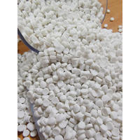 Granulés de CaCO3 blanc naturel de 25 kg, directement de l'usine, pour film soufflé PE PP, sacs en plastique, extrusion et injection