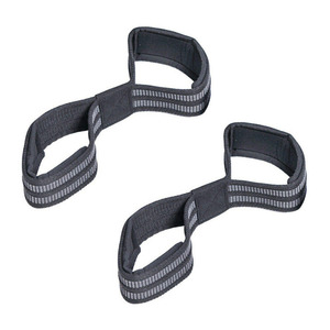 Sangles de musculation professionnelles en forme de 8 pour levées lourdes, support de poignet en coton durable pour équipement de fitness en salle de sport - Product Image 5