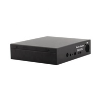Caja de Aluminio con Recubrimiento de Polvo Negro, Estructura Metálica, Carcasa IP54, Chasis para Equipos Electrónicos