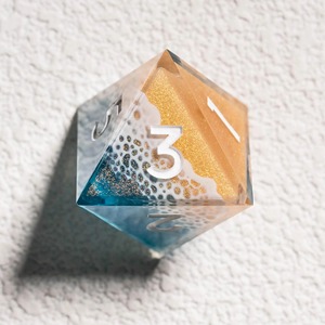 Dés en résine pour jeux de stratégie, découpe de précision, dés polyédriques en résine pour jeux de rôle de table professionnels, équipement de jeu en gros - Product Image 5