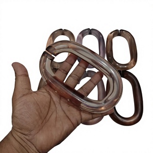 Chaîne en résine de luxe personnalisée, chaîne à maillons ronds en résine, décoration murale pour la maison, artisanat fait main MUAWIYAH HANDICRAFT MH-1270 - Product Image 1