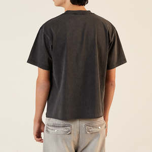 Camisetas de Hombre 100% Algodón Pakistaní de Secado Rápido, Diseño Casual con Letras, Impresión Personalizada en Serigrafía, Corte Holgado - Product Image 6