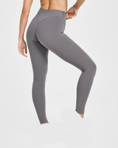 Leggings de yoga respirants à taille haute avec logo personnalisé de haute qualité, imprimé extensible dans quatre directions et taille élastique - Product Image 2