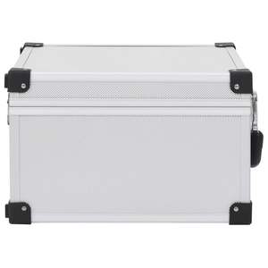 Boîtier CD ABS en aluminium argenté pour 40 CD Sac et housse CD durables et élégants - Product Image 4