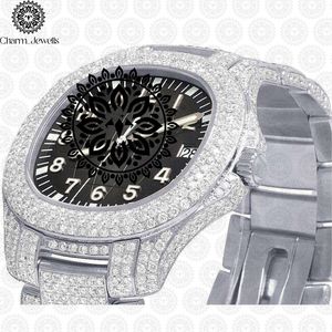 Charm_Jewells Women's Luxury Stainless Steel <b>Watch</b> 38mm Round Case Analog Quartz Sapphire Crystal Dial Folding Clasp - Product Image 5