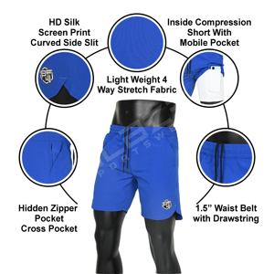 Custom <b>Men's</b> High Street Style Running <b>Shorts</b> Four Way Stretch Plain Comfort <b>Elastic</b> <b>Waistband</b> - Product Image 5