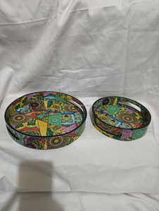 Plateau de service en bois rectangulaire décoratif écologique de haute qualité pour les fêtes et événements à usage domestique Organiser des articles et des boissons de service - Product Image 3