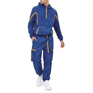 Conjunto Deportivo de Nylon Sólido de Lujo al por Mayor, Transpirable, Ligero, Cortavientos, con Cordón Ajustable, Unisex, para Uso Doméstico - Product Image 3