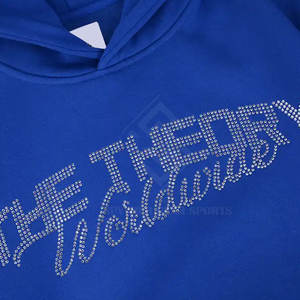 Nouvelle Arrivée – Sweat à Capuche Homme Uni en Coton Mélangé, Tendance Hiver, avec Strass, Tissu Polaire Respirant et Écologique - Product Image 5