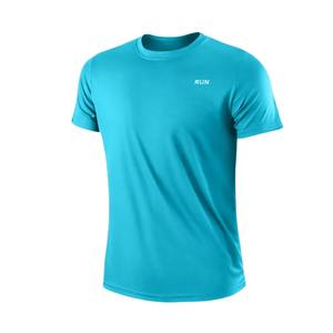T-shirt de sport décontracté à manches courtes pour homme, en coton/élasthanne respirant, grande taille, à capuche, tricoté, pour l'entraînement estival - Product Image 2