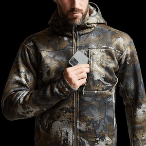 Professional Water Resistant Hunting <b>Jacket</b> Clothes | Quiet Fabric <b>Camo</b> Fleece Hunting <b>Jacket</b> - Product Image 3