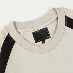เสื้อยืดผ้าฝ้ายออร์แกนิก100% สั่งตัดแบบธรรมดาเสื้อถักโอเวอร์ไซส์สไตล์บ็อกซี่วินเทจ - Product Image 4