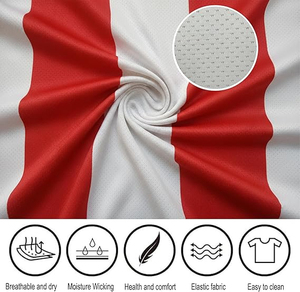 Camiseta de Fútbol Personalizada para Fanáticos de EE. UU., Copa Mundial de Fútbol 2026, Transpirable, Manga Corta, UPF 50, Secado Rápido, Ropa de Entrenamiento con OEM ODM - Product Image 5