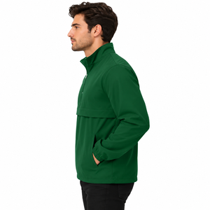 Sudadera con Cierre de Cremallera de un Cuarto para Hombre, Personalizada, Casual, de Manga Larga, con Cuello Alto, Ropa Deportiva para Venta al Por Mayor - Product Image 1