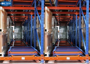 Push Back <b>Racking</b> <b>System</b> Vietnam Customization Heavy Duty Steel Screw Assembly Electrostatic Powder Coating - Product Image 6