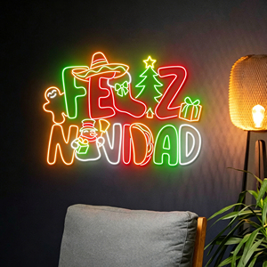 Enseigne néon personnalisable en cristal « Joyeux Anniversaire » alimentée par USB, décoration murale avec luminosité réglable pour publicité de fête d'anniversaire - Product Image 1