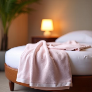 Hotel <b>Bath</b> <b>Towel</b> <b>Set</b> 27x54 Inch 360 GM Soft Absorbent 80/20 Cotton Polyester Blend Large Size for Spa Use - Product Image 2