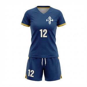 Uniforme de Fútbol Femenino con Logotipo Blanco, Manga Corta, Cuello en V, 100% Poliéster, Corte Regular, Cierre de Pullover, por RIVIAN ATLANTIC - Product Image 2
