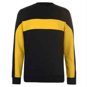 Sudadera de Cuello Redondo con Bloques de Color para Hombre, Corte Regular, Tejido de Poliéster y Algodón, Estilo Casual Otoñal - Product Image 5