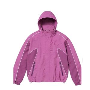 Conjunto Deportivo de Dos Piezas para Hombre, de Alta Calidad, al por Mayor, con Estampado Otoñal, Chaqueta Cortavientos Reflectante de Nailon, Talla Grande - Product Image 2