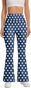 Women's <b>Flared</b> <b>Leggings</b> Solid High Waisted Bootcut Yoga Pants Seamless - Product Image 3
