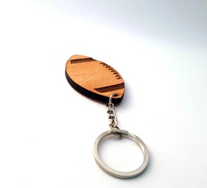 Labeling Services Wooden <b>Key</b> Chains Barcode Ready Wooden <b>Key</b> Chains Solid Color Wooden <b>Key</b> Chains <b>Custom</b> Factory Wholesale - Product Image 2