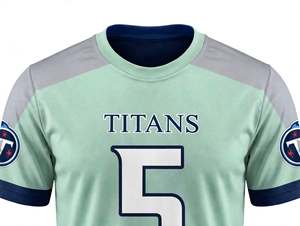 Maillot de football américain personnalisé, uniforme sportif d'équipe, manches courtes, impression par sublimation, t-shirt athlétique respirant et à séchage rapide - Product Image 3