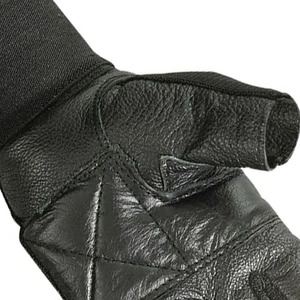 Qaswa Leather Premium Half Finger Fitness Gloves Shockproof Breathable Lightweight for Weight Lifting Gym Training Unisex - Product Image 6