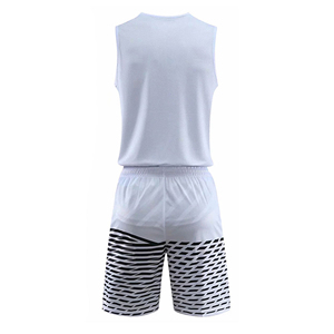 Uniforme de basketball pour hommes sur mesure de qualité supérieure, sans manches, respirant, imprimé, grande taille, séchage rapide, évacuation de l'humidité - Product Image 3
