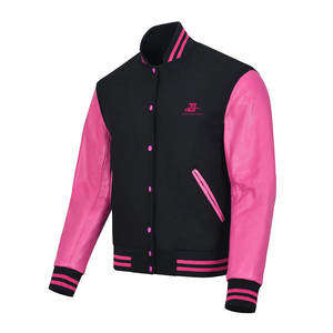 Chaqueta Letterman de Cuero con Logotipo Personalizado de Primera Calidad, Ropa de Moda, Chaqueta de Invierno - Product Image 4