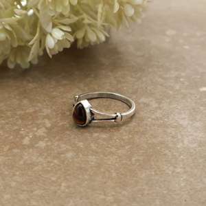 SHYAM JEWELRS Brass Tiger Eye 925 Sterling Silver Band Handmade Bezel Setting Boho Jewelry Oval Gemstone Natural <b>Statement</b> <b>Ring</b> - Product Image 4