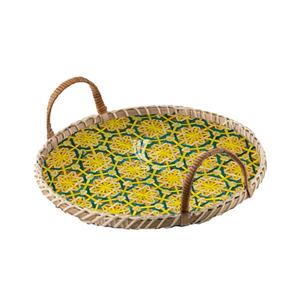 Pitkul Pattern-Bandeja de desayuno de bambú, diseño clásico, para servir comida, mesa de cocina, cena, utensilios de cocina a granel multifuncional - Product Image 4