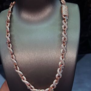 925 sterling silver moissanite <b>necklace</b> VVS D color moissanite <b>chain</b> IGI certified moissanite jewelry - Product Image 4